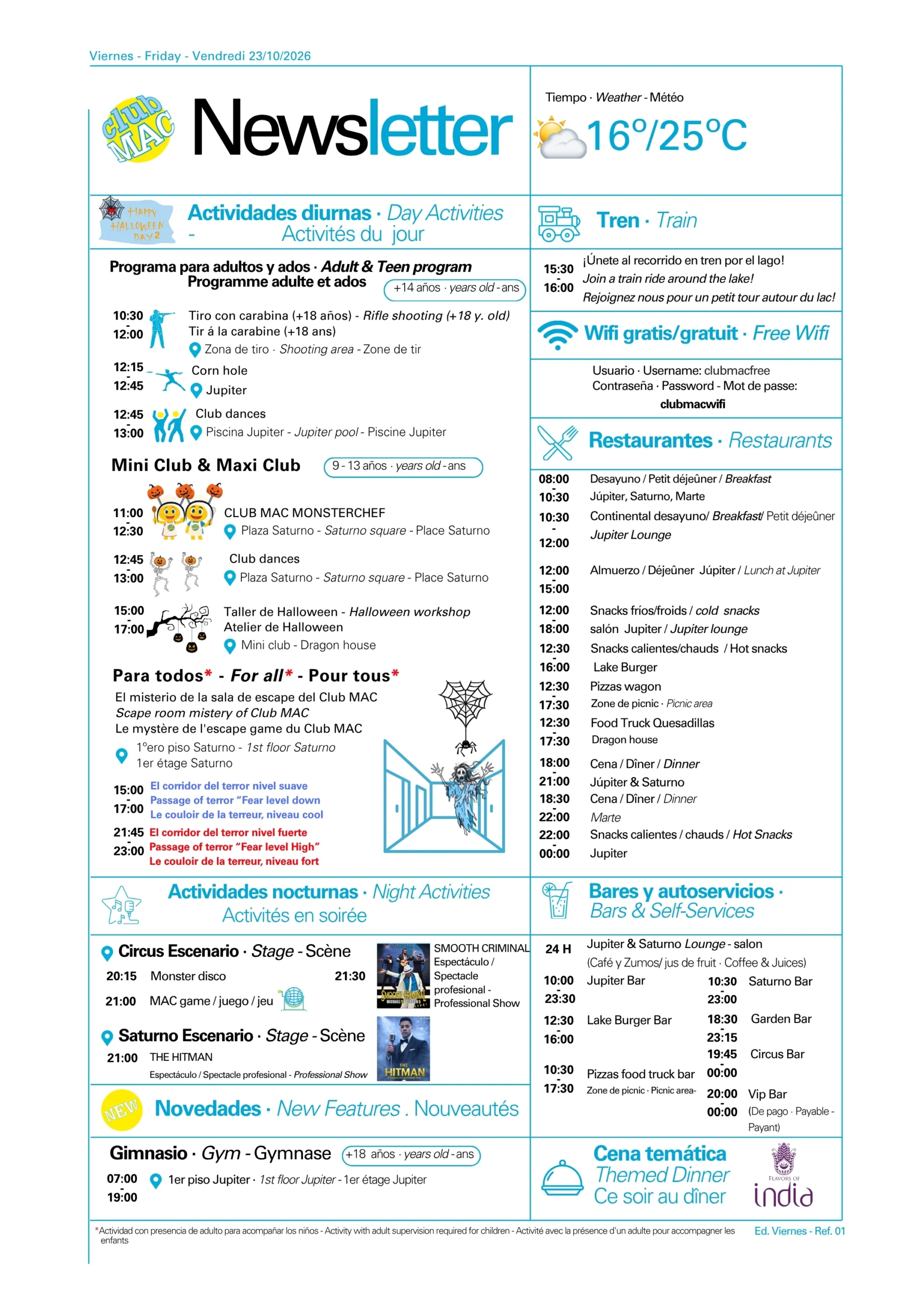 23/10/2026 - Daily Newsletter Clubmac