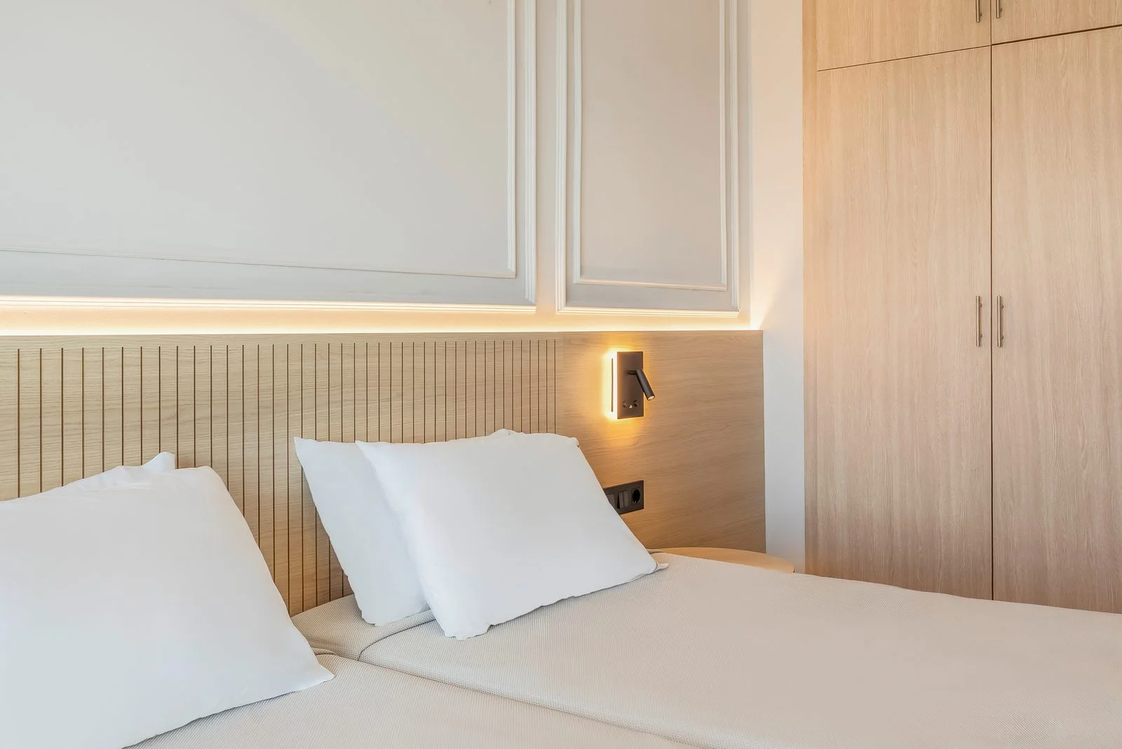 Habitación doble renovada del Hotel Miramar en Lloret de Mar