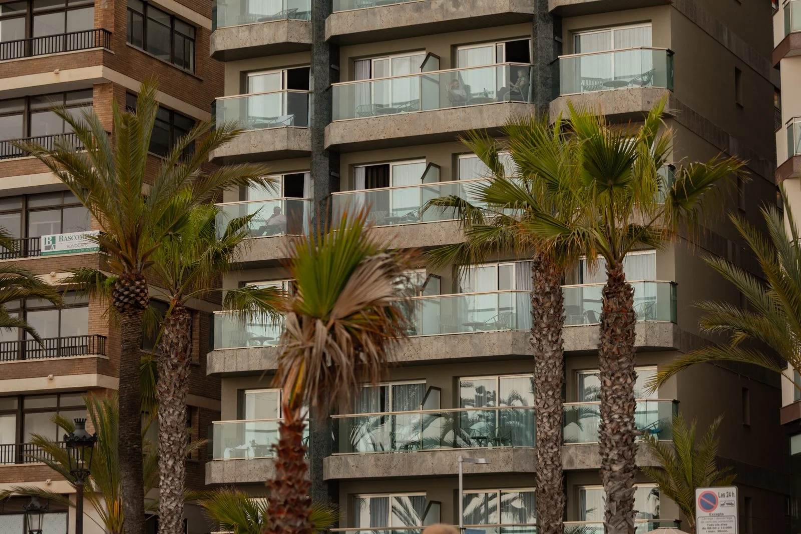 Fachada del Hotel Miramar en el paseo marítimo de Lloret de Mar