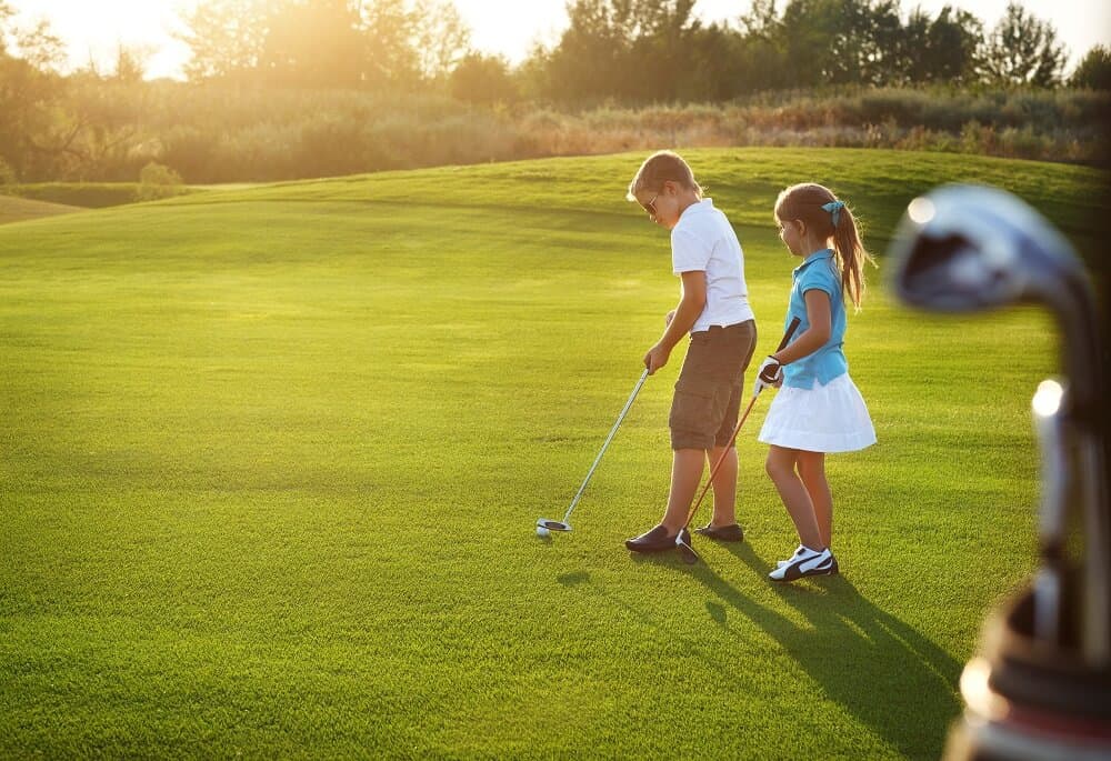 Golf practice exercises at La Manga Club