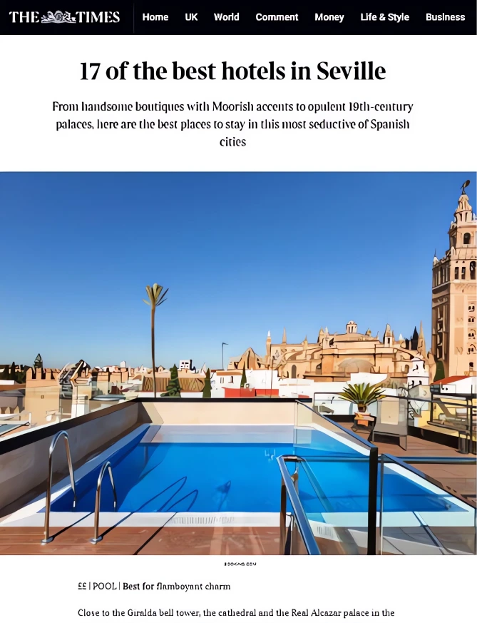 Press - Hotel Casa 1800 Sevilla
