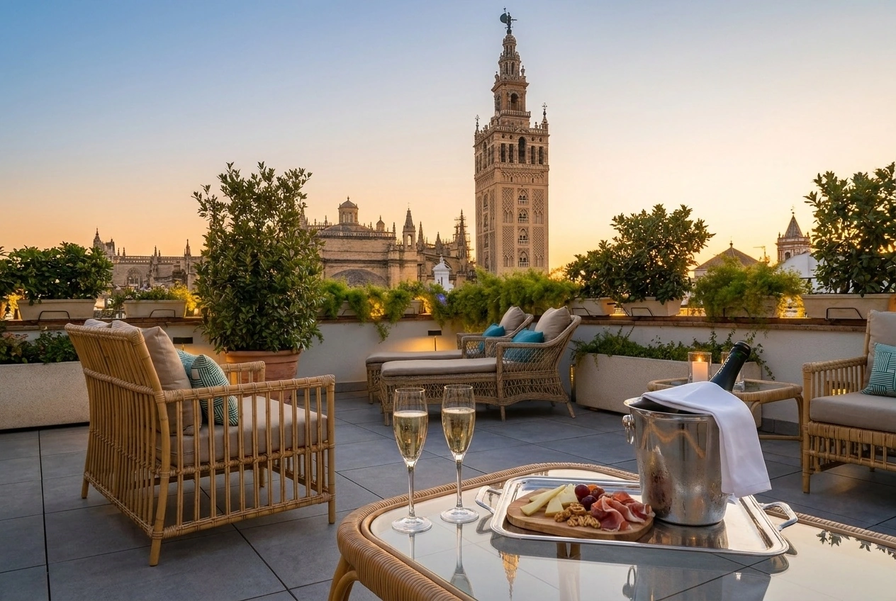 Rooftop Pool - Hotel Casa 1800 Sevilla