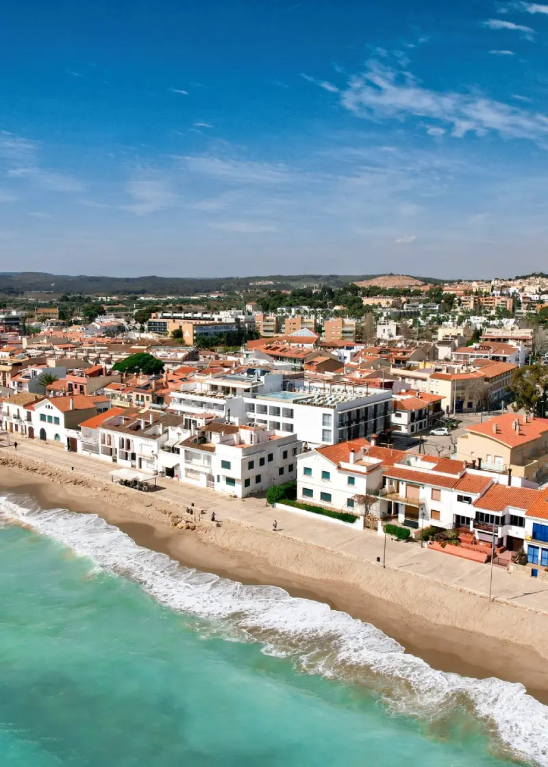 Vista aerea de la playa