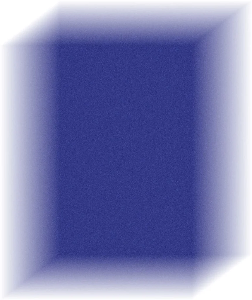 Soft-focus blue gradient rectangle with subtle light edges.