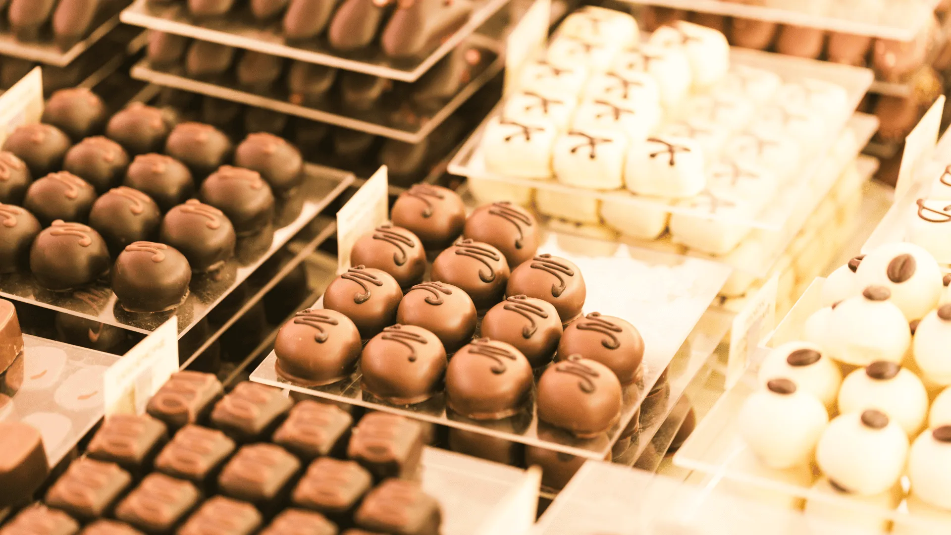 best chocolate shops Brussels Belgian pralines display box Neuhaus Grand-Place