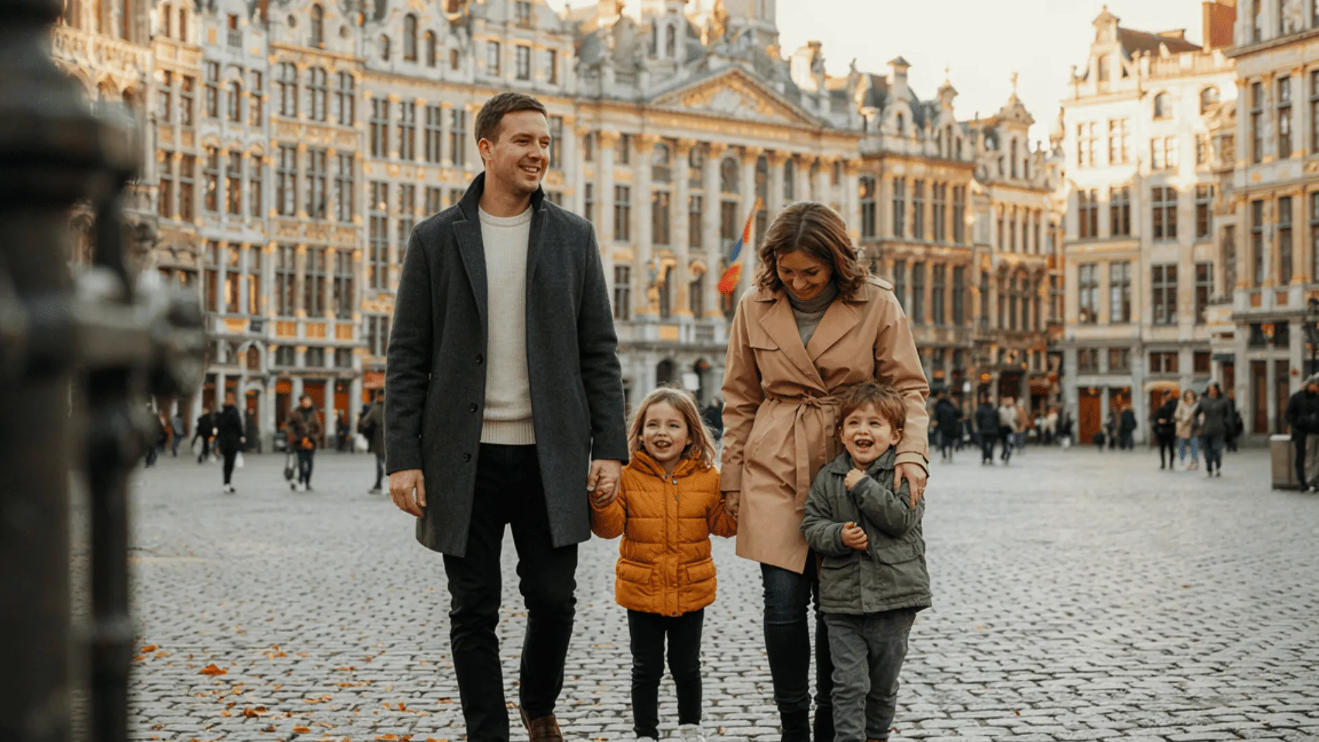 family brussels with kids Grand-Place children visiting Belgian capital city break