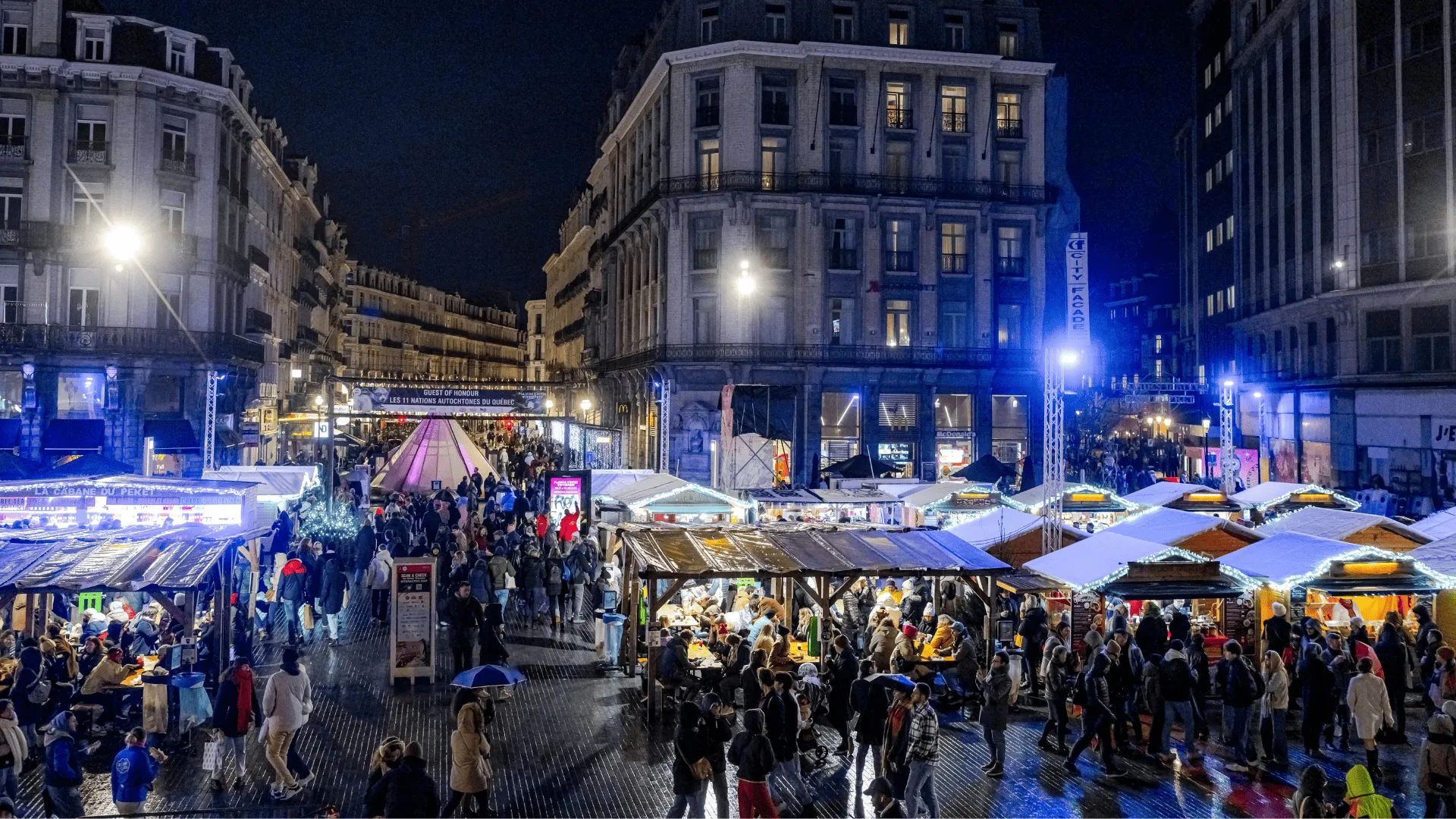 Brussels ice rink Place de Brouck&egrave;re Winter Wonders skating December 2026