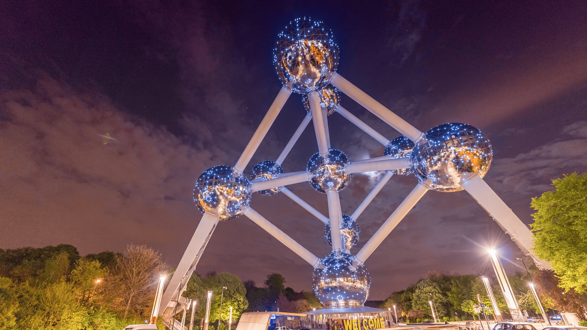 R&eacute;veillon du Nouvel An &agrave; Bruxelles Atomium