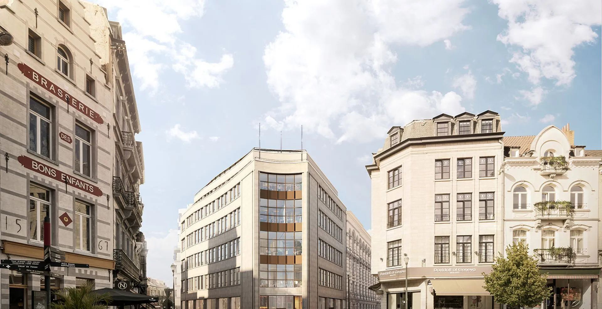Immobel Lebeau project Brussels Sablon neighbourhood architecture