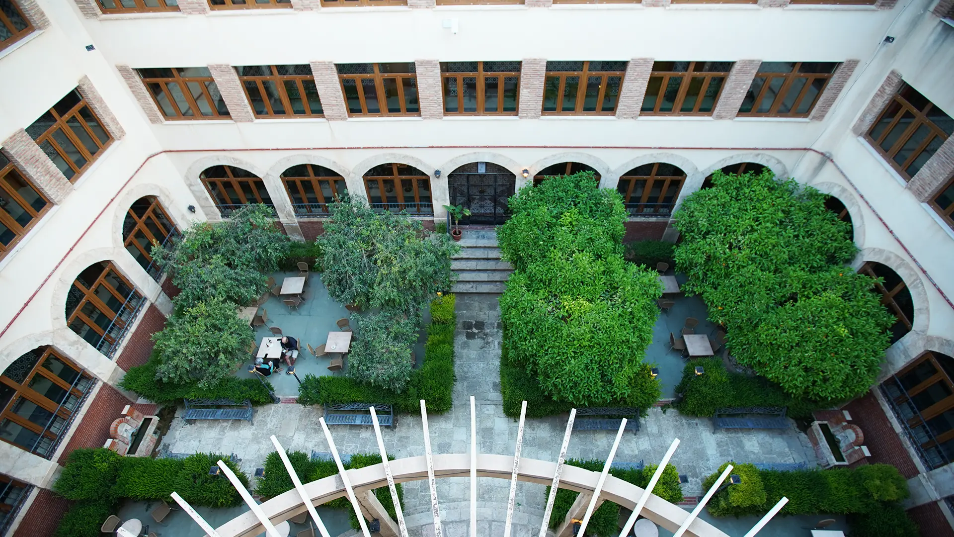 Patio - Hotel Balneario San Nicolás