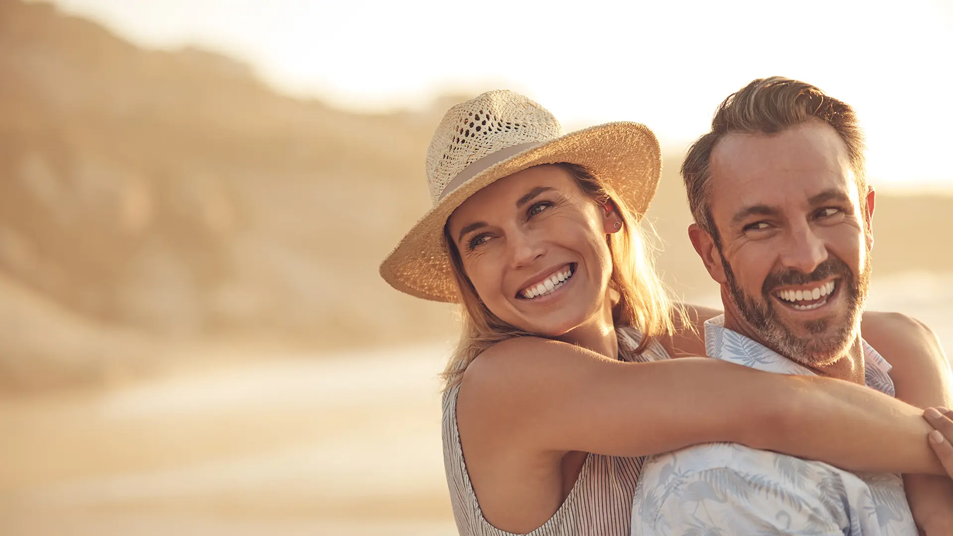 A couple on the beach