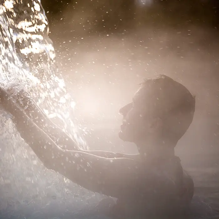 Woman in spa