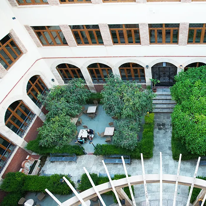 Patio - Hotel Balneario San Nicolás