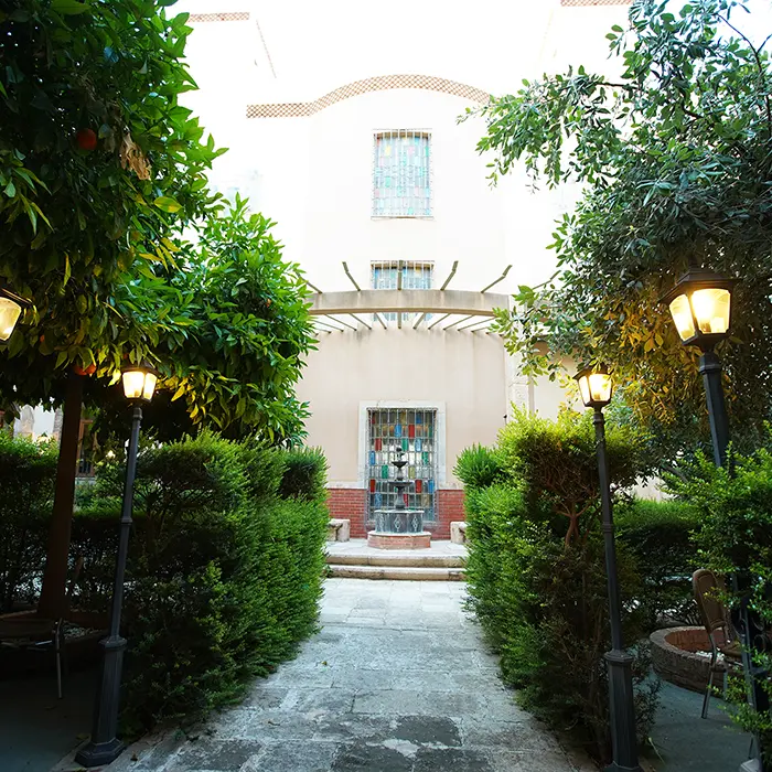 View of patio