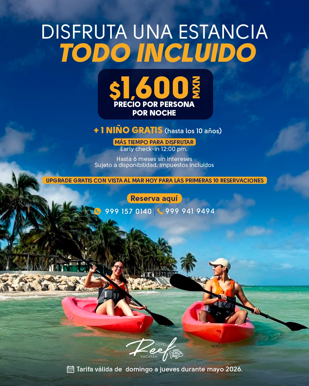 Hotel Reef Yucat&aacute;n