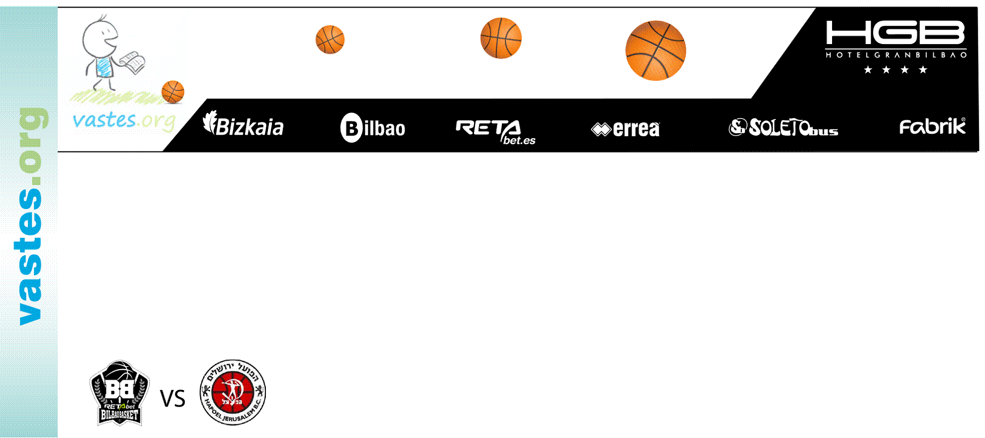 Partido benéfico Bilbao Basket &#8211; Hapoel - Spirit Hotels&amp;Apartments