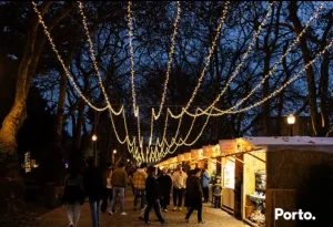 Christmas market in Porto