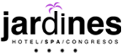 Un logotipo con un sombrero de bufón morado en la esquina superior izquierda junto a un texto.