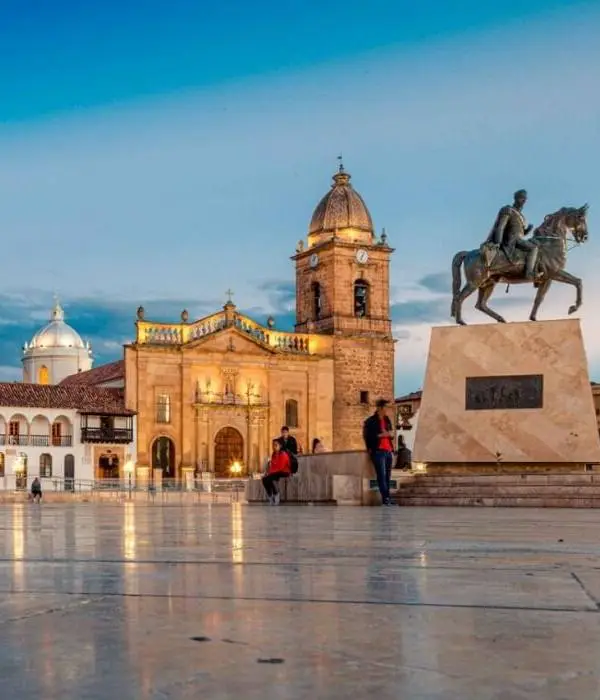 La plaza de Bolivar deTunja