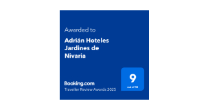 Premio de Booking.com 2023: 9 de 10 para Adrián Hoteles Jardines de Nivaria.