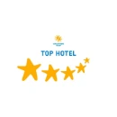 Five stars with "Top Hotel" text above them.