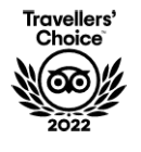 Traveller's Choice 2022 award badge with laurel branches.