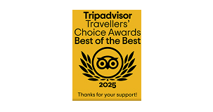 Premio Tripadvisor 2025: Travellers' Choice Best of the Best. "Thanks for your support!"