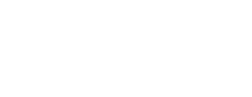 Version blanche du logo de l'hôtel, un mélange typographique entre sans serif, serif et un slogan calligraphique