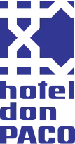 Hotel Don Paco Logo Azul vertical