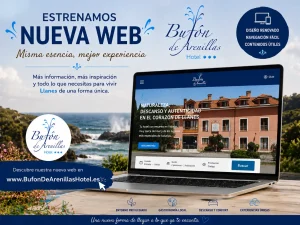 inauguracion del blog en la nueva web del hotel Bufon de Arenillas