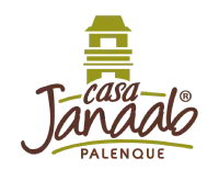 Logo de "Jard&iacute;n Ju&aacute;rez", con un dibujo de una torre amarilla sobre el texto.