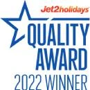 Jet2holidays Quality Award 2022 Winner logo.
