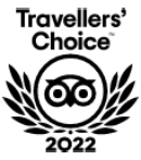 Tripadvisor Travellers' Choice 2022 award emblem.