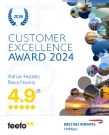 Customer Excellence Award 2024: 4.9 stars for Adrian Hoteles Roca Nivaria.