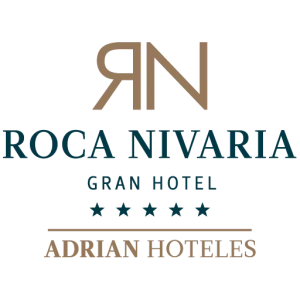 Roca Nivaria Gran Hotel, cinco estrellas, Adrian Hoteles, logo con letras RN arriba.