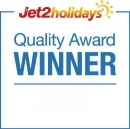 "Jet2holidays Quality Award Winner logo."