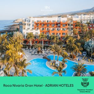 ADRIAN Hoteles ontvangt de TripAdvisor “Travellers Choice Award 2023” voor al haar 3 hotels - Adrian Hoteles
