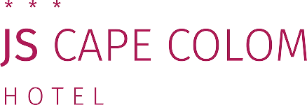 Texto: "JS CAPE COLOM HOTEL" con tres estrellas al inicio.