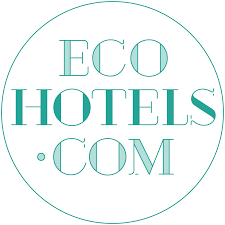 "EcoHotels.com logo in green text inside a circle."
