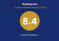 Booking.com award 2020: Hotel Madeira, 8.4 rating.