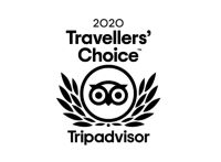 Tripadvisor 2020 Travellers' Choice award logo.