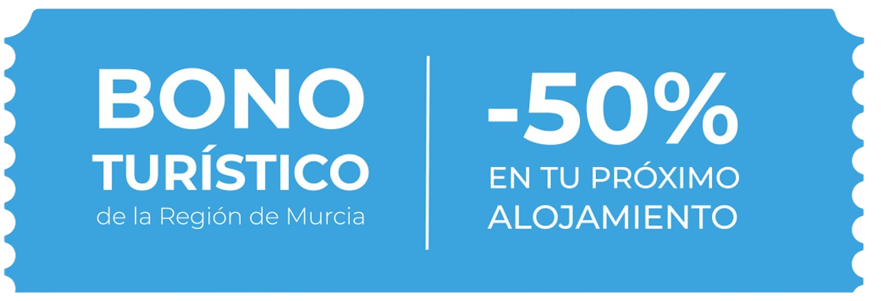 Bono Tur&iacute;stico de Murcia: 50% de descuento en alojamiento.