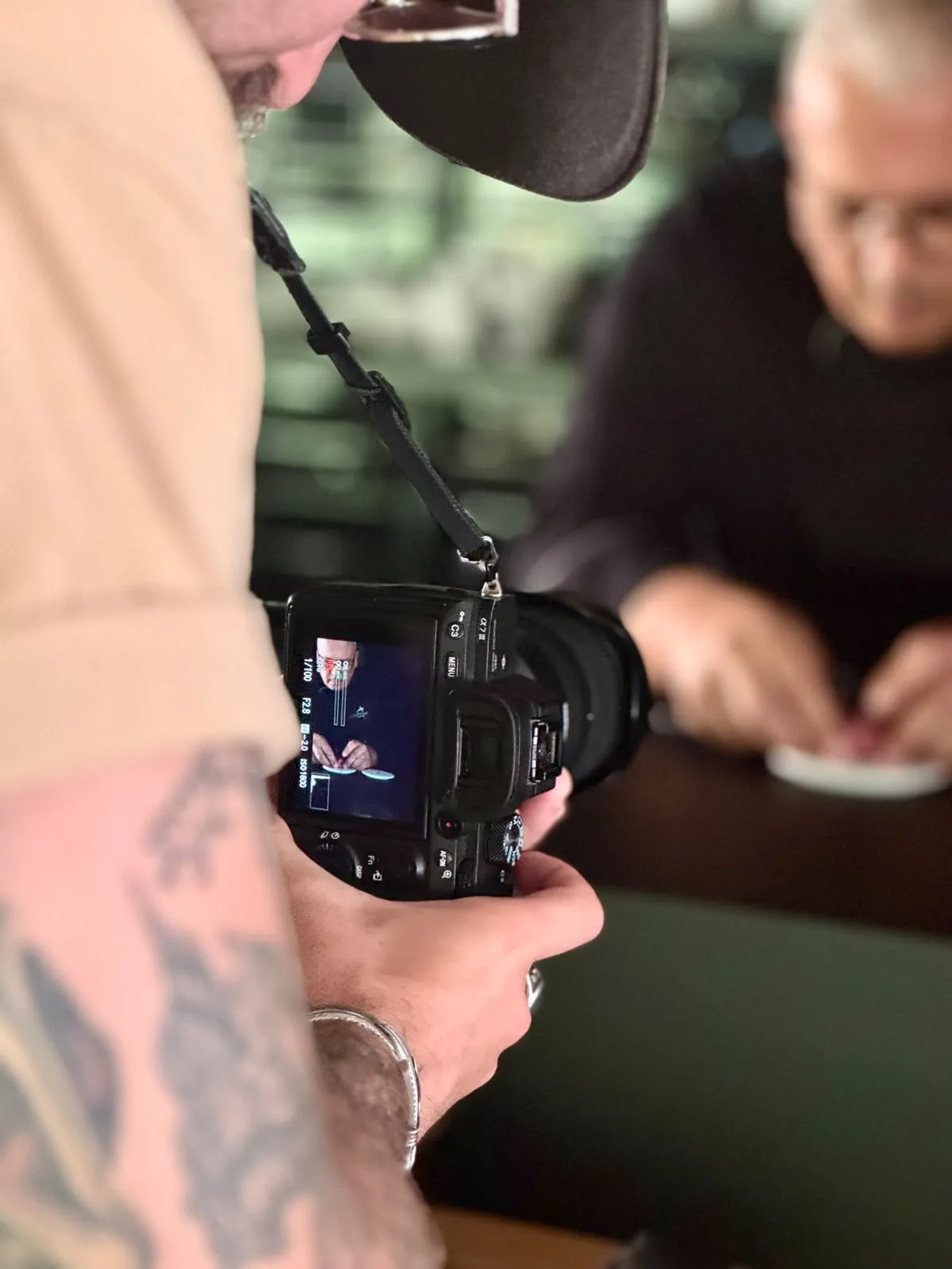 Edu fotografiando vista cam&aacute;ra