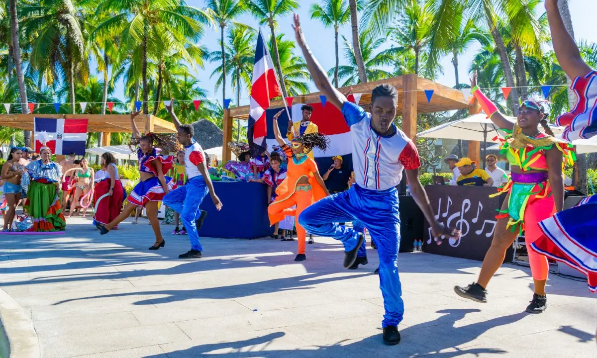 Dancers at the Dominican Republic Independence Day parade