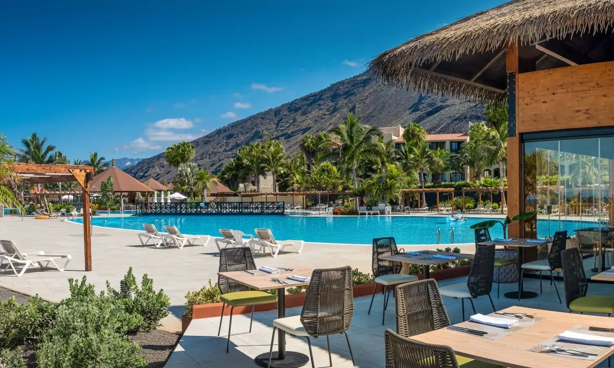 Terrace of Origen restaurant, exclusively for guests of Esencia de La Palma by Princess, Canary Islands