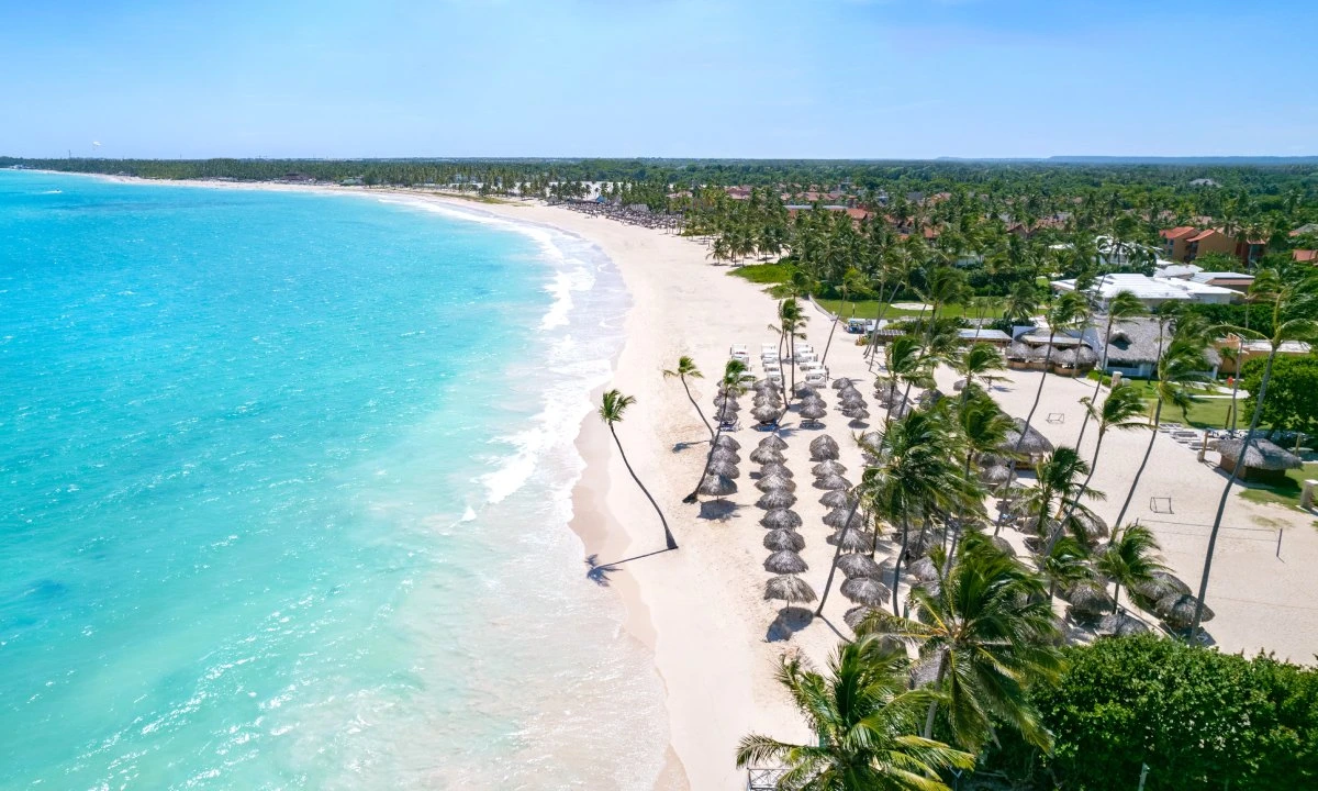 Aerial view of Punta Cana