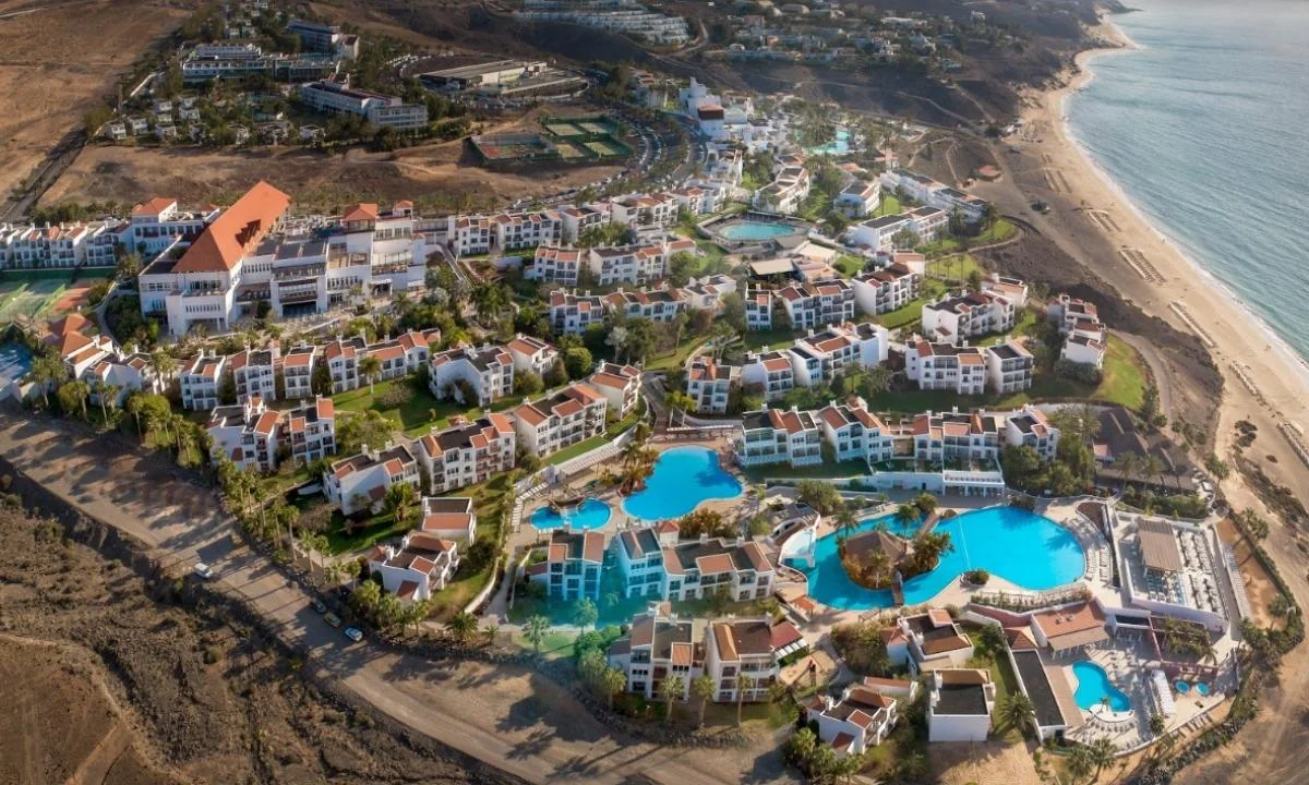 Black Friday en hoteles de Fuerteventura, vista aérea del Fuerteventura Princess y Esencia de Fuerteventura by Princess