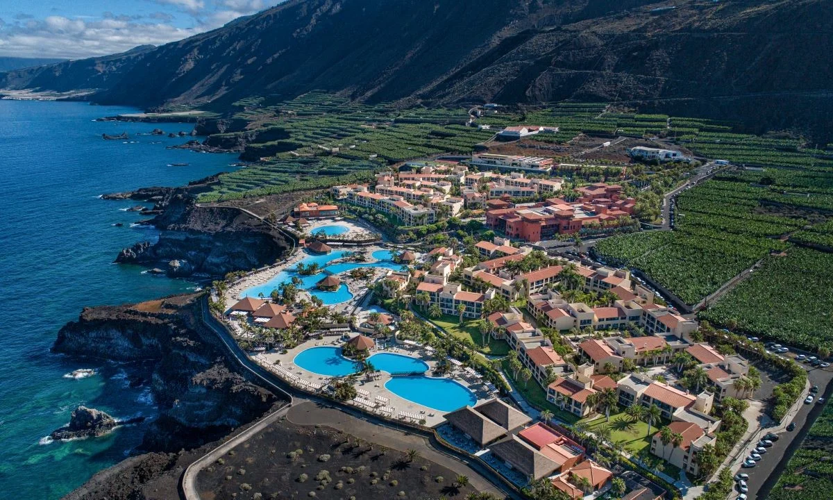 Black Friday en hoteles de La Palma, vista aérea de La Palma Princess y Esencia de La Palma by Princess