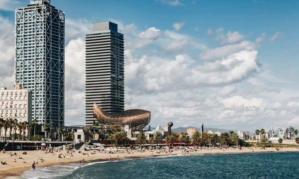 Strand von Barcelona