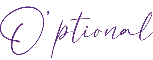 Logotipo &ldquo;Optimum&rdquo; con estilo de escritura morada sobre fondo negro